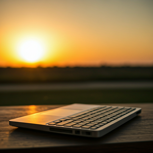 Sunset after-work recovery moment